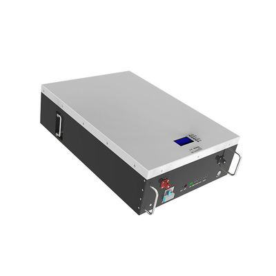 51.2V LiFePO4 Στον τοίχο στερεωμένη 100Ah μπαταρία αποθήκευσης ηλιακής ενέργειας για το σπίτι με διάρκεια ζωής 6000 κύκλων