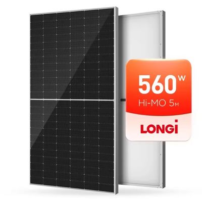 Ηλιακό πάνελ Longi Hi-MO5 545-565W Μονοκρυσταλλικό μισό κύτταρο με πιστοποίηση TUV CE