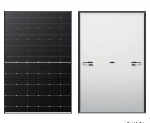 Ηλιακή μονάδα Longi 445W 450W 455W Μαύρο πλαίσιο μονόηλιακό κύτταρο για την αποδοτικότητα των πάνελ