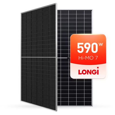 Longi 560W-590W διπρόσωπα διπλά γυάλινα μονοκρυσταλλικά ηλιακά πάνελ μισής κυψέλης για εσάς