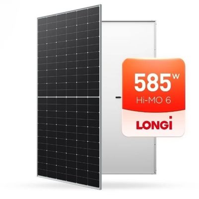 585W Longi LR5-72HTH Ηλιακή μονάδα 144 Μισόκύτταρο Μονό 565W 570W 575W 580W Προσαρμόσιμο