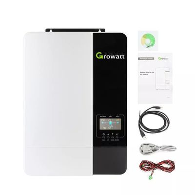 Μετατροπέας αποθήκευσης εκτός δικτύου Growatt SPF 3500 ES Plus με ρύθμιση τάσης εναλλασσόμενου ρεύματος 230VAC