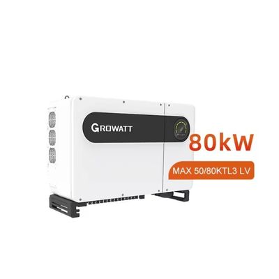 50KW 60KW 70KW 80KW Growatt Τρεις φάσεις στο δίκτυο Ηλιακός μετατροπέας για το σύστημα ηλιακής ενέργειας