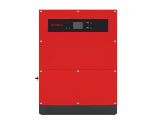 Ηλιακός μετατροπέας σειράς ΜΤ Goodwe 50kw Τρεις φάσεις 4 MPPT στο δίκτυο Εμπορική σε κόκκινο