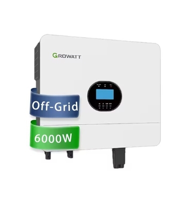 Growatt SPF 6000 ES Plus 6Kw Ηλιακό Πίνακα Inverter Μία Φάση για Off-Grid ΦΩΤ συστήματα
