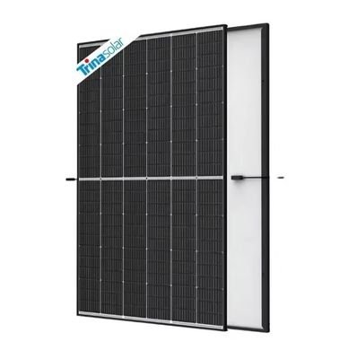 Τρίνα TSM-NEG9R.28 Ηλιακά πάνελ τύπου N 182mm Half Cut Cell Vetex S με μαύρο πλαίσιο
