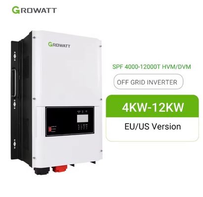 Μοναδικός τύπος εξόδου Growatt SPF 10KW 12KW HVM μετατροπέας για μπαταρία λιθίου-ολύβδου
