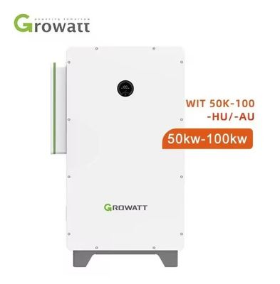 Υβριδικός μετατροπέας Growatt Τρίτης Φάσης WIT 50-100K-AU 50kw 63kw 75kw 100kw Μετατροπέας αποθήκευσης