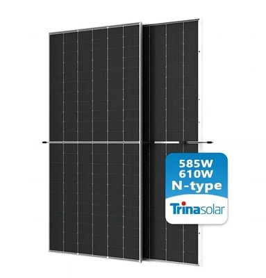 Τύπος N Τρίνα Vertex Ηλιακό Πίνακα 610W Δυαπλής όψης Δυαπλό Γυαλί TSM-NEG19RC.20 Φωτοβολταϊκή Ενότητα