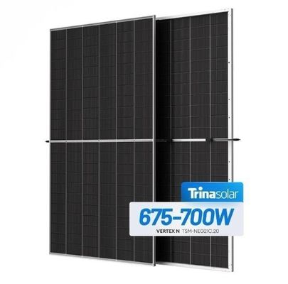 TSM-NEG21C. 20 Trina Bifacial διπλό γυάλινο μονοκρυσταλλική μονάδα 690W 132 μισό κύτταρα