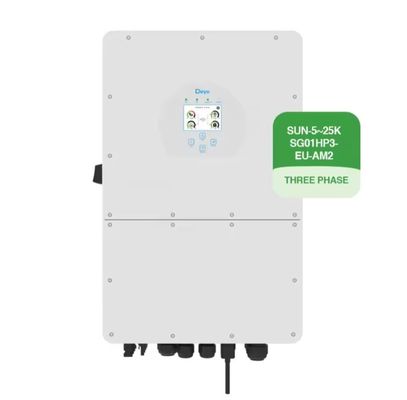 Συνεχείς/μετάβλητοι μετατροπείς SUN-6K-SG01HP3-EU-AM2 Ηλιακός μετατροπείς Deye με μπαταρία υψηλής τάσης