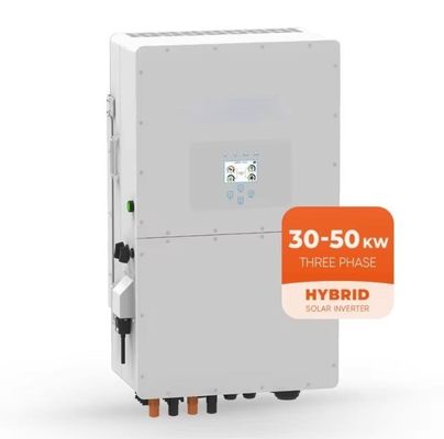 Υψηλό υψόμετρο 2000m Deye 4 MPPT 50Kw Τρεις φάσεις Υβριδικός Ηλιακός Μετατροπέας για την Οικιακή Ηλιακή