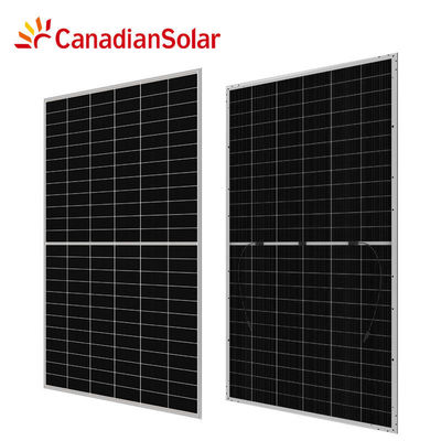 ΚαναδικόSolar TOPBiHiKu6 590 595 600 605 610 615 620 Μονοκρυσταλλική μονάδα διπλού γυαλιού 144 κύτταρα