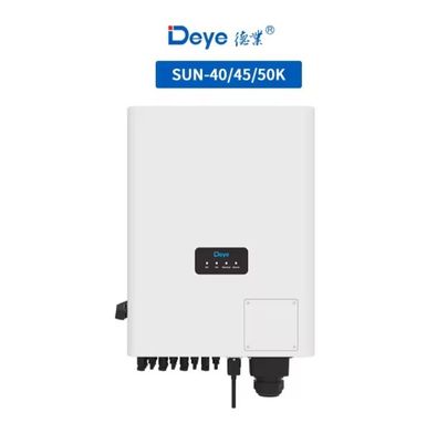 Deye SUN-40/45/50K-G04 50KW Τρεις φάσεις ηλιακό μετατροπέα για συστήματα ηλιακής ενέργειας στο δίκτυο