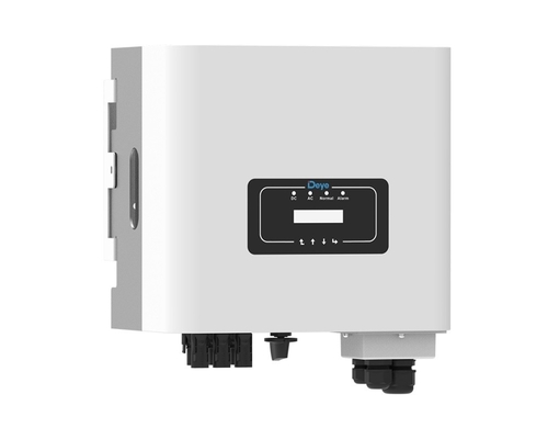 Εναλλακτικός μετατροπέας μονής φάσης 7kw 7.5kw 8kw για ηλιακό σύστημα ενέργειας 2 MPPTs G02P1