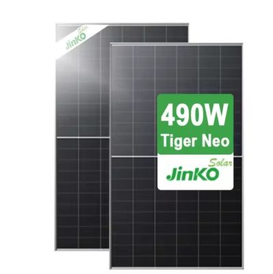 Ηλιακό πάνελ Jinko Tiger Neo 60HL4- V 470W 475W 480W 485W 490W Μονόφαση Μονάδας Μισόκύτταρου