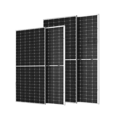Ηλιακή μονάδα PV 585watt διπρόσωπη μονόπλευρη ηλιακή μονάδα για μεταφερόμενη ενσωμάτωση στην αυλή
