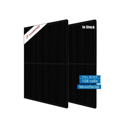 ISO/IEC//EC/UL Πιστοποιημένα μονοπρόσωπα μονοκρυσταλλικά TOPHiKu6 Καναδικά ηλιακά πάνελ τύπου N