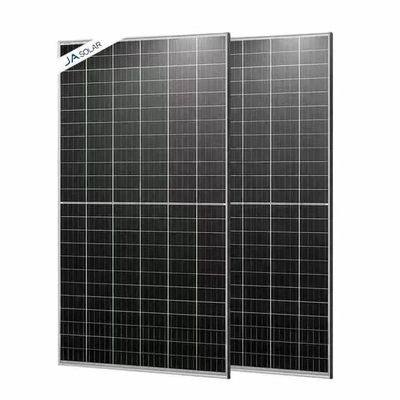Μονοκρυσταλλικές κυψέλες πυριτίου 570W-595W Ν-τύπου διπλό γυαλί διπρόσωπο μονό ηλιακό πάνελ