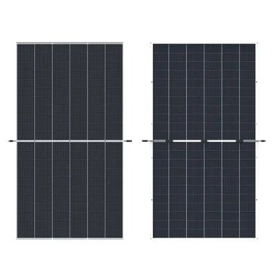 182mmx182mm Μέγεθος κυττάρου Διπρόσωπο διπλό γυαλί Φωτοβολταϊκό πάνελ 625W τύπου N iTOPCon