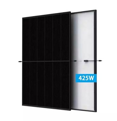 Ευρωπαϊκή αγορά 425W-450W Μονοπροσωπική ηλιακή μονάδα με διπλό γυαλί με πλήρη πλάτη