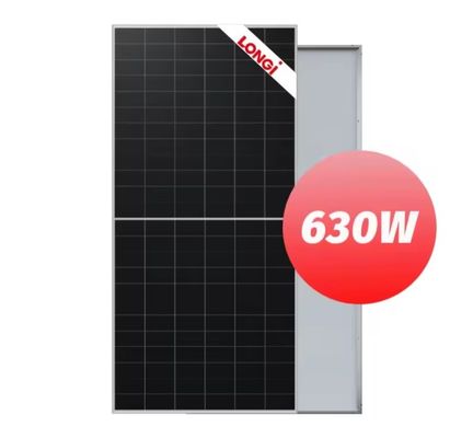 Λονγκί 620W 625W 630W Ηλιακές μονάδες Μονοκρυσταλλικό πυριτικό ηλιακό φωτοβολταϊκό πάνελ